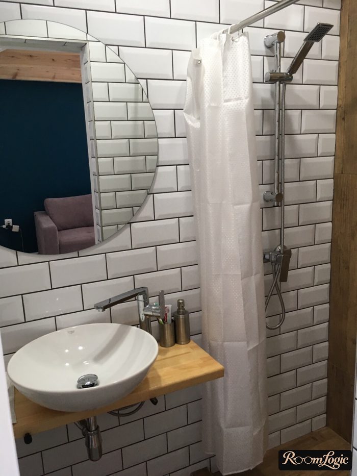 scandinavian style shower