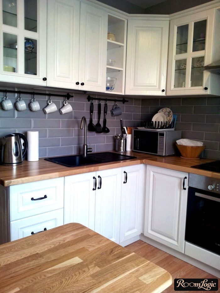 scandinavian-style small kitchen design
