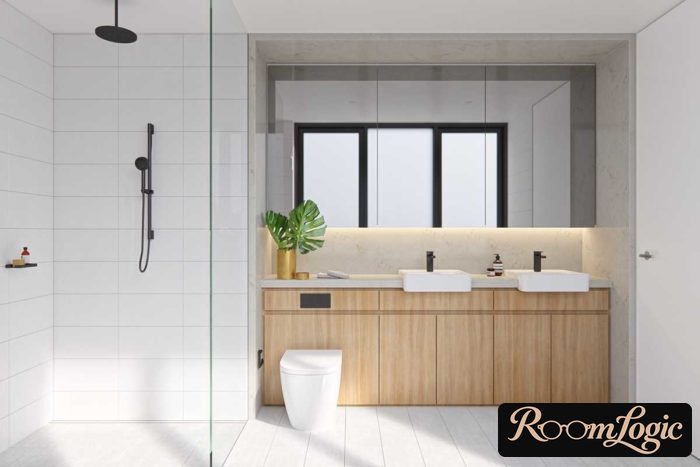 scandinavian styled bathroom design project