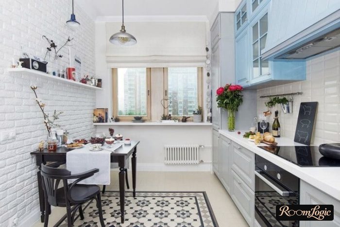 scandinavian styled kitchen 110 square feet