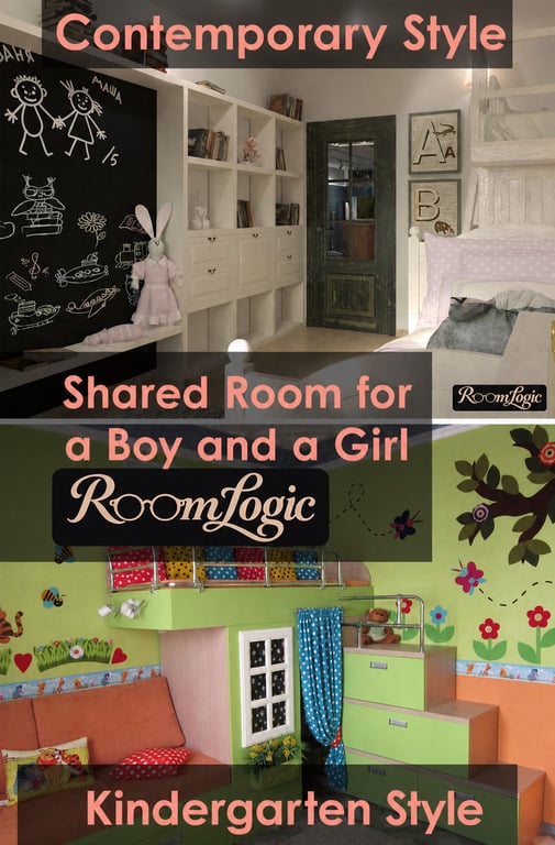 Shared room for a boy and girl