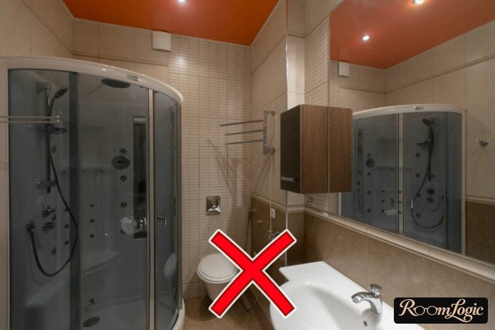 shower enclosure - makeshift