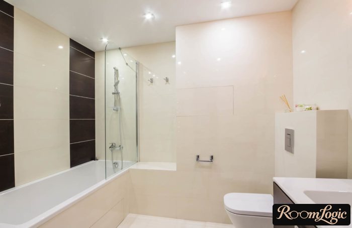 Simple up-to-date bathroom design