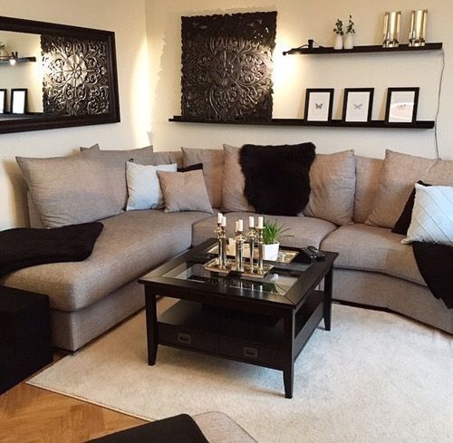 small corner sofa in the living room