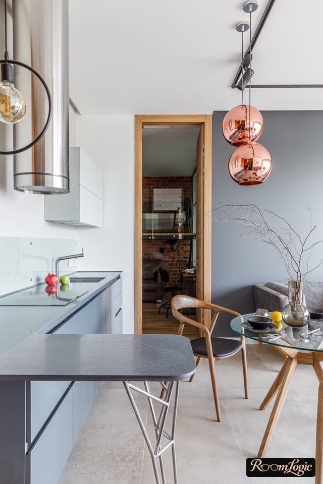 small high tech kitchen