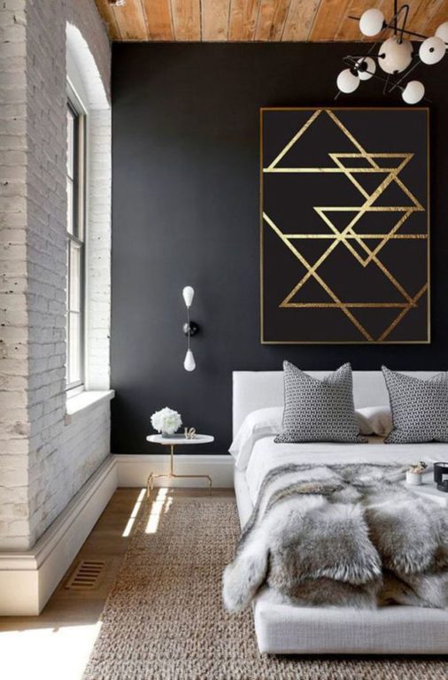 small loft-style bedroom