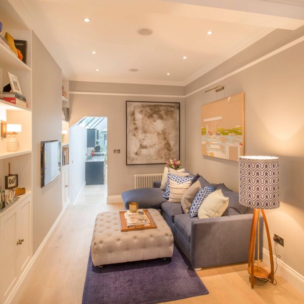 small pass-through living room