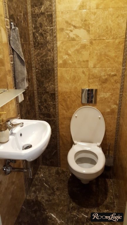 small sink in the toilet