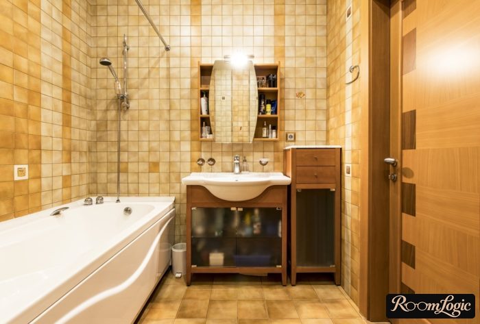 small square tile for the bathroom