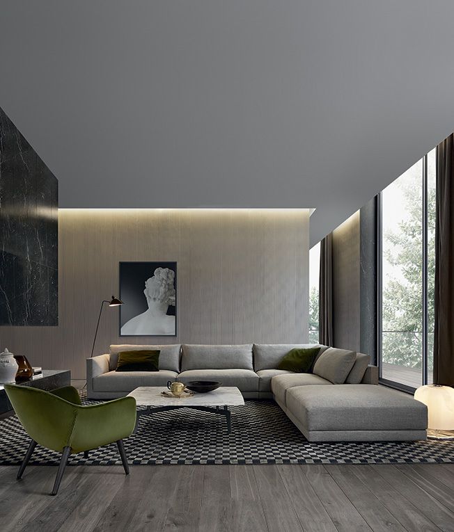 Smoky gray beveled laminate flooring