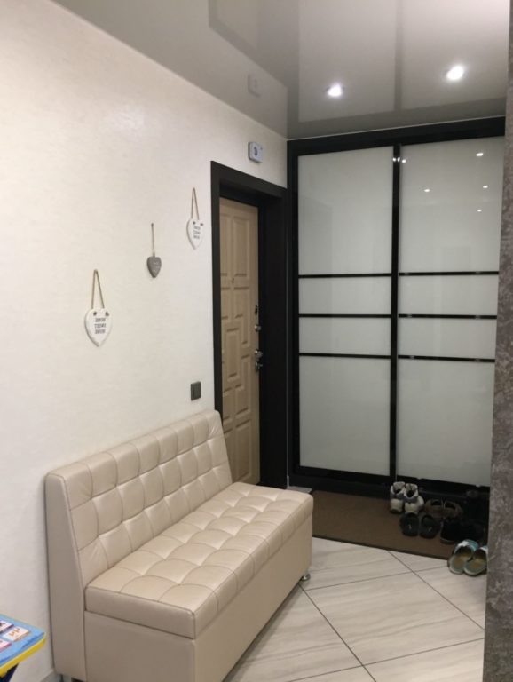 sofa in entryway