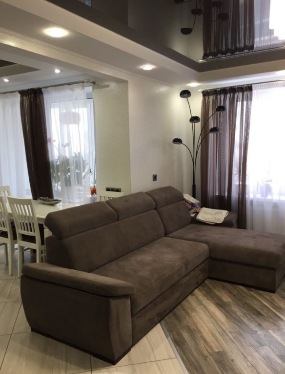 sofa-partition in the living room