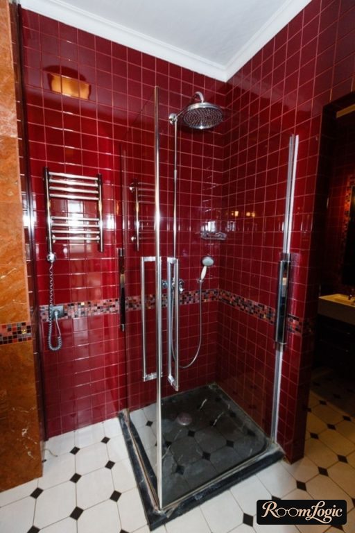 square glass shower
