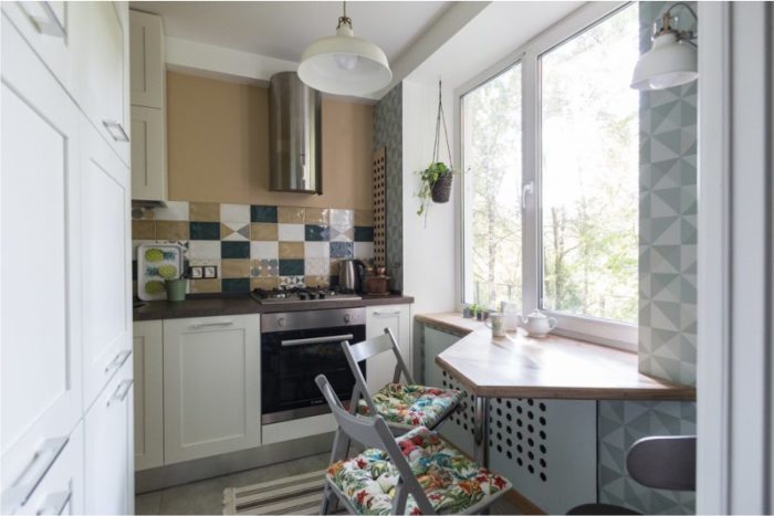 square kitchen 65 square feet