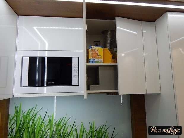 storage ideas in the design of a small kitchen
