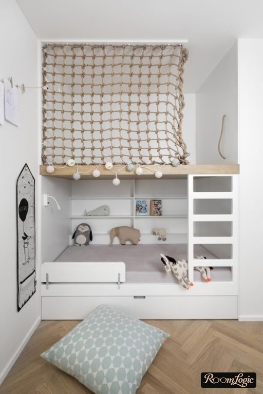 stylish beautiful white bed attic in boys' room designfurniture designedeskroom
