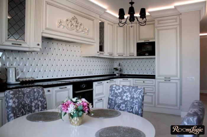 stylish design of a classic kitchen