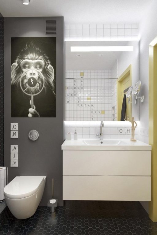 stylish combined bathroom