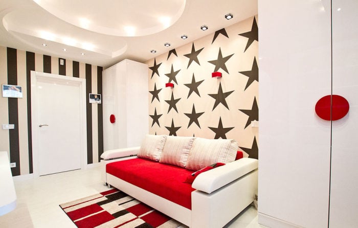 stylish kids' room for a girl