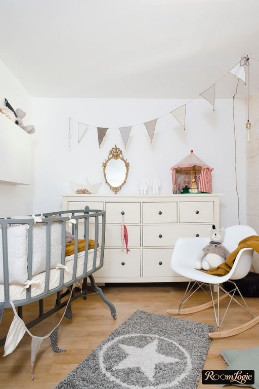 stylish kids' room for a preschool boy