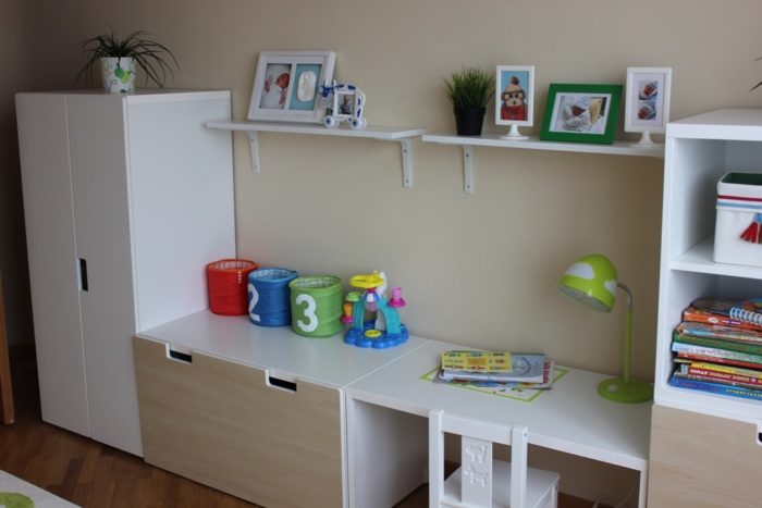 table in the kids' room for preschoolers