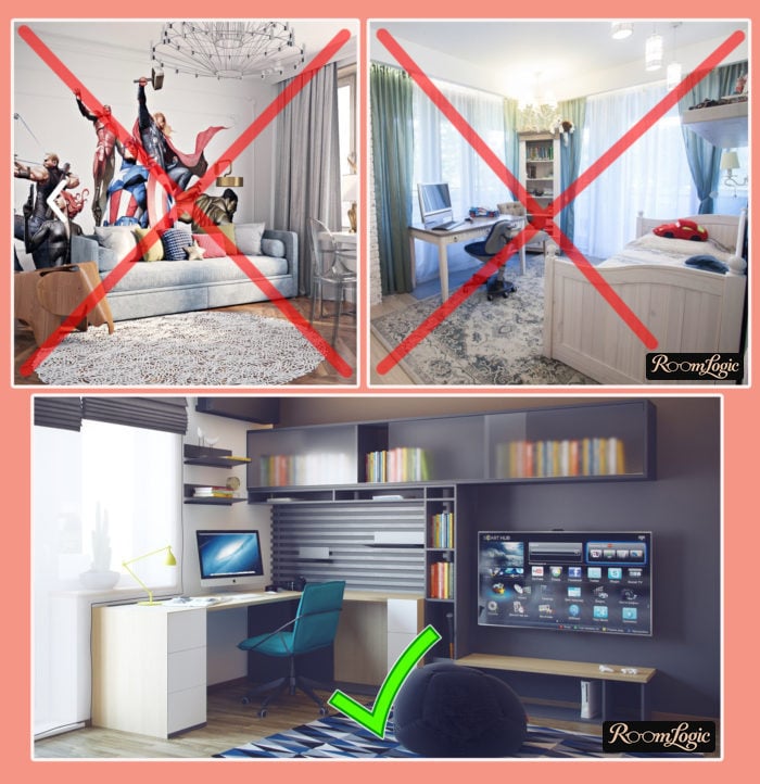teen boy room design
