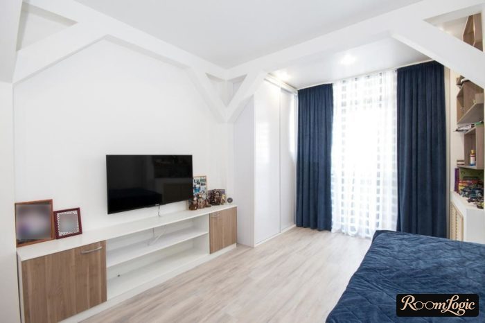 teen boy's room minimalist design