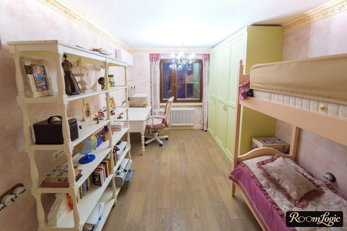 teen girl's narrow room design