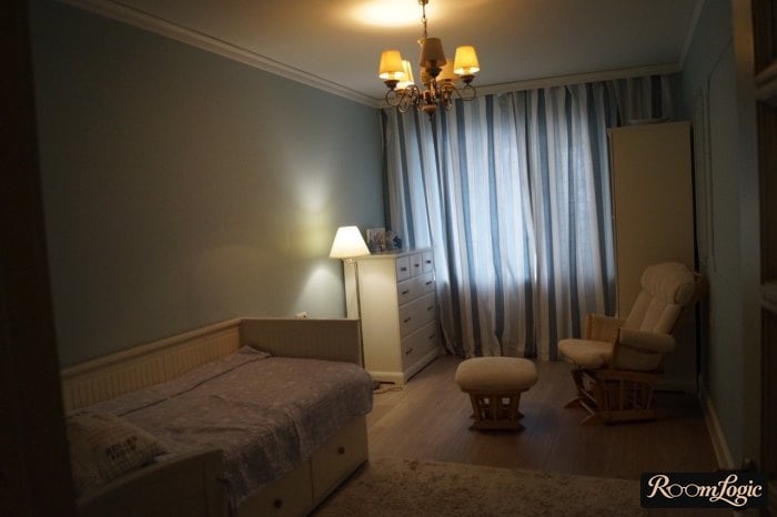 teen girl's room with ambient lighting