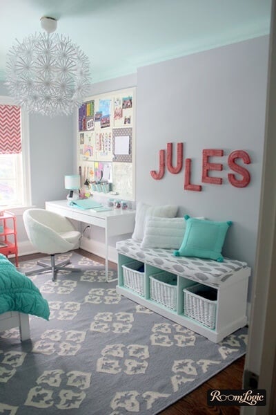 teen girl's room with modern design ideas