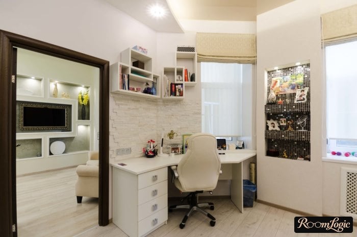 teen room in light tones