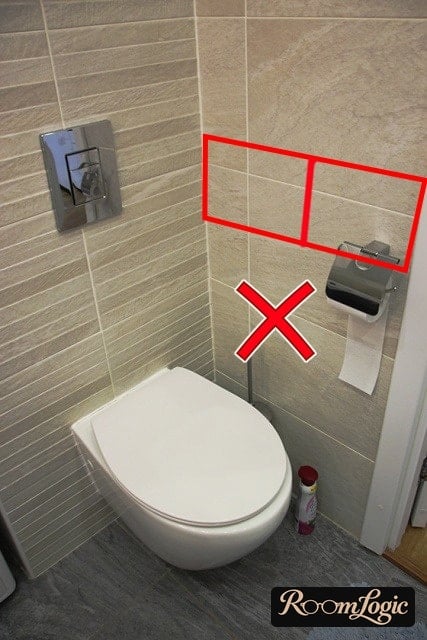 tile error at corners design bathroom
