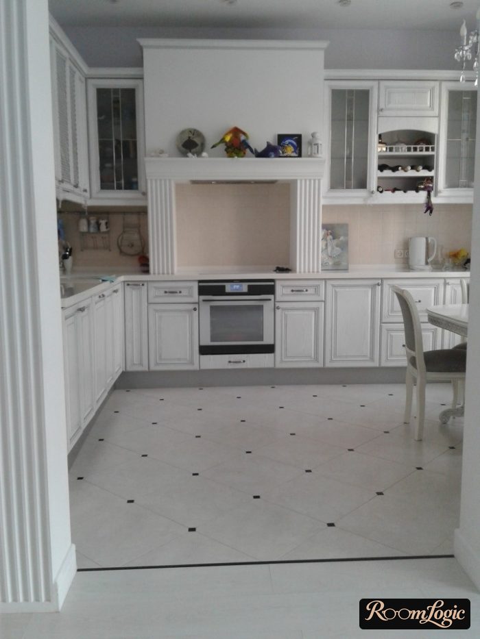 tile for kitchen in classical style on floor