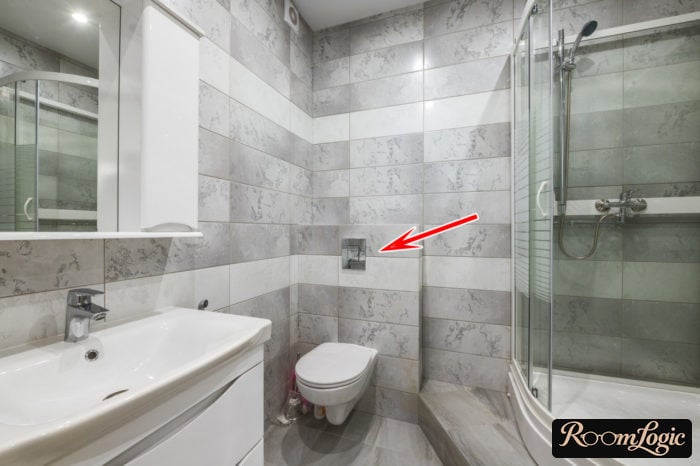 tile installation with different tile