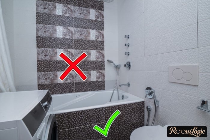 tilework in the bathroom from a design perspective