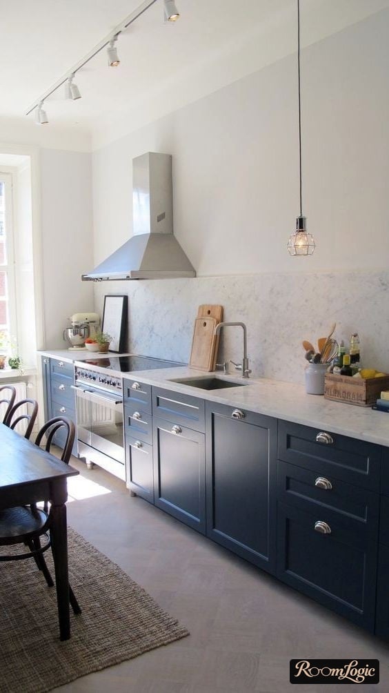 track lights on the kitchen ceiling without a cover