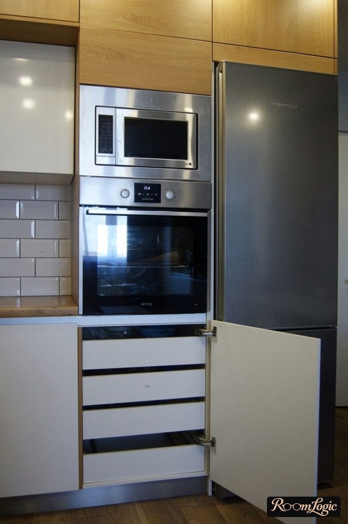 U-shaped kitchen design