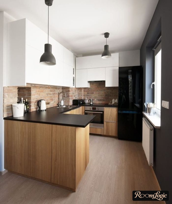 U-shaped modern style kitchens