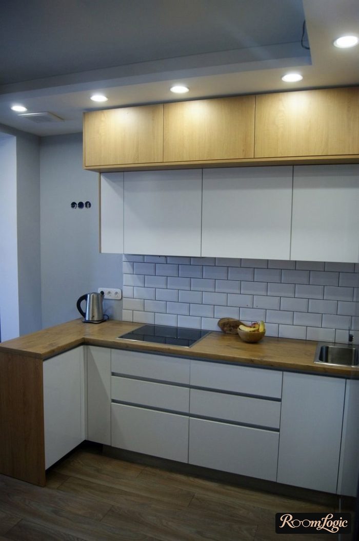 U-shaped small kitchen