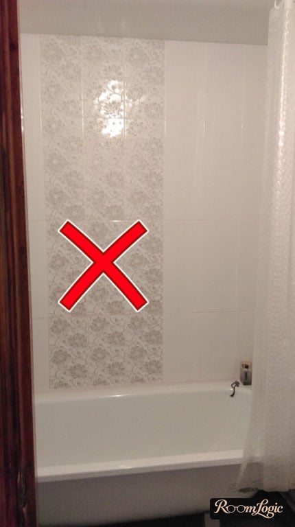 using decorations in bathroom renovation is a mistake