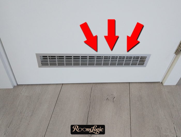 ventilation grilles in doors