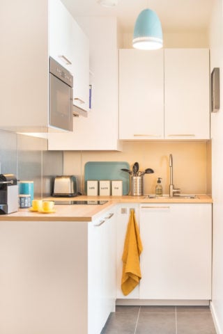 very small kitchen without accessories