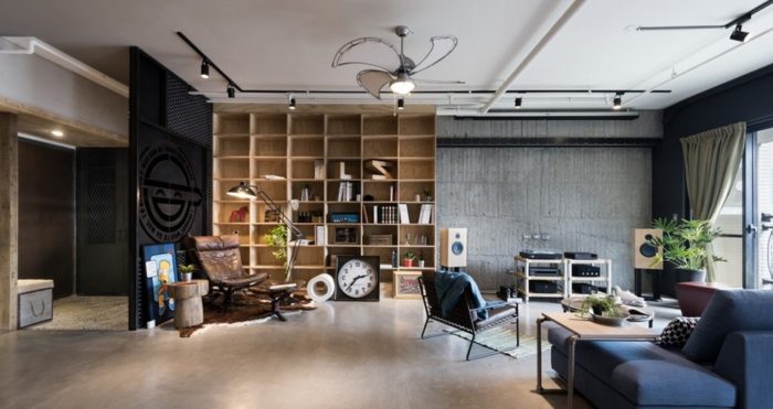 Vintage constructivism in the interior