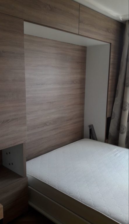 wall-mounted transformable bed