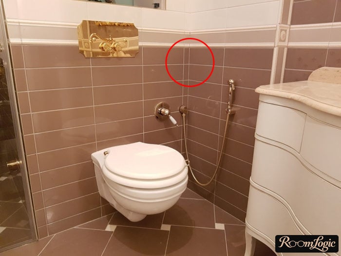 wall tile layout without narrow cuts