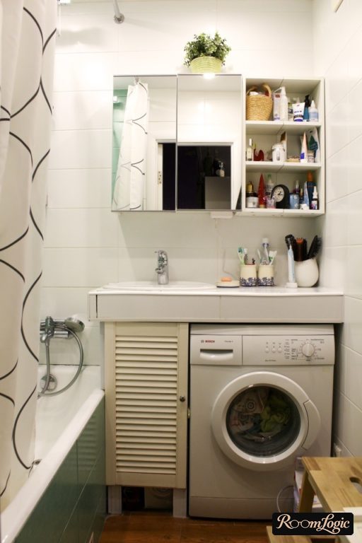 washer in very small bathroom 20 square feet