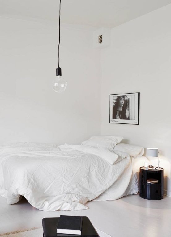 white bedroom design