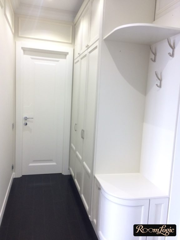 White entryway in white hallway