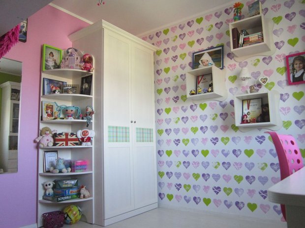 White wardrobe for a girl