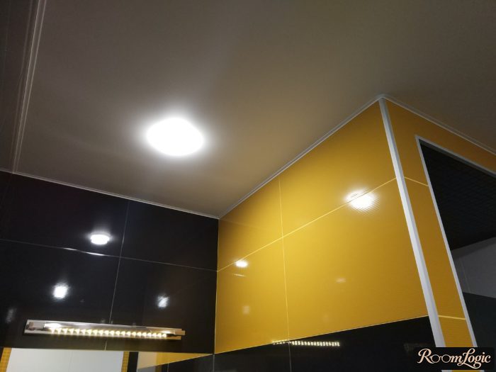 why stretch ceiling is the best option for the bathroom